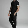 SikSilk - Black Tournament Revere Polo